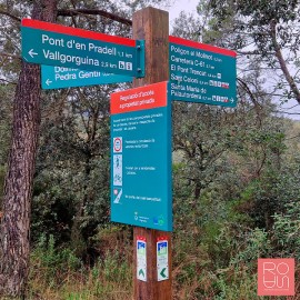 Banderola per Parcs i senders de la Diputació de Barcelona